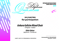 Ankara Gelisim Mixed Choir Diploma