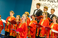 Moscow leading creative collective choir Vozrozhdeniye