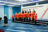 Moscow leading creative collective choir Vozrozhdeniye