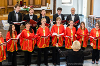 Moscow leading creative collective choir Vozrozhdeniye